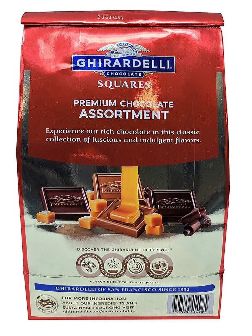 Ghirardelli Chocolate Squares Assortment, 23.8 oz O622626