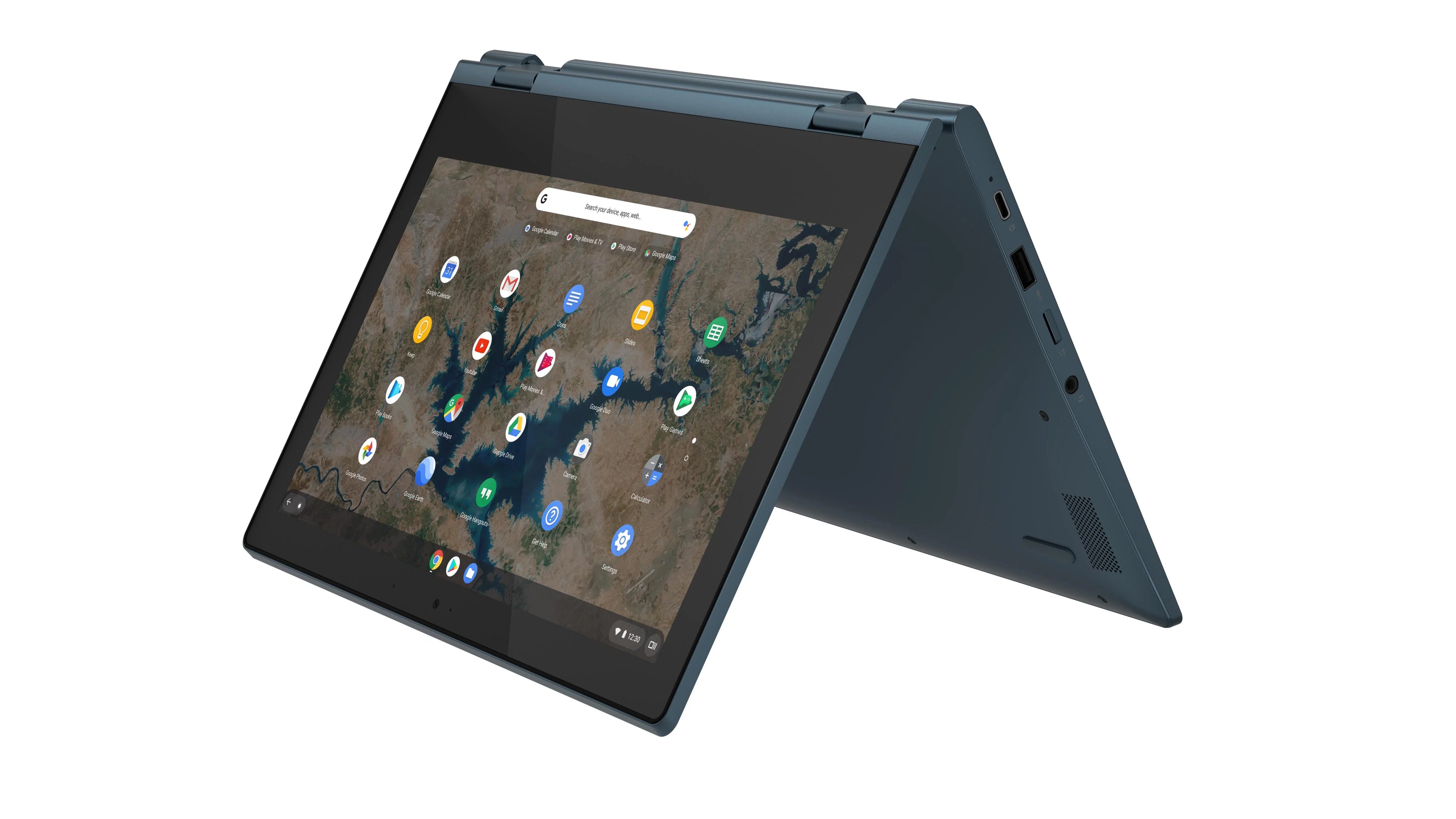 Lenovo Ideapad Flex 3 Chromebook 11.6" Touchscreen 2-in-1, Abyss Blue M67244