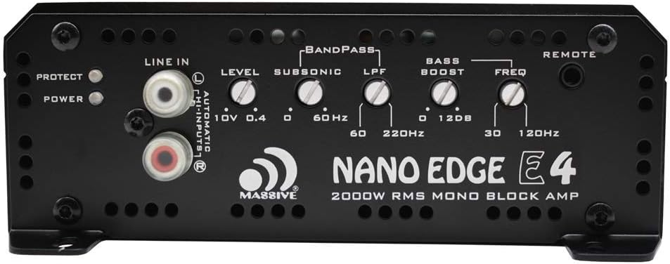 Massive Audio E3 Nano Edge Series Monoblock Car Amplifier C226544