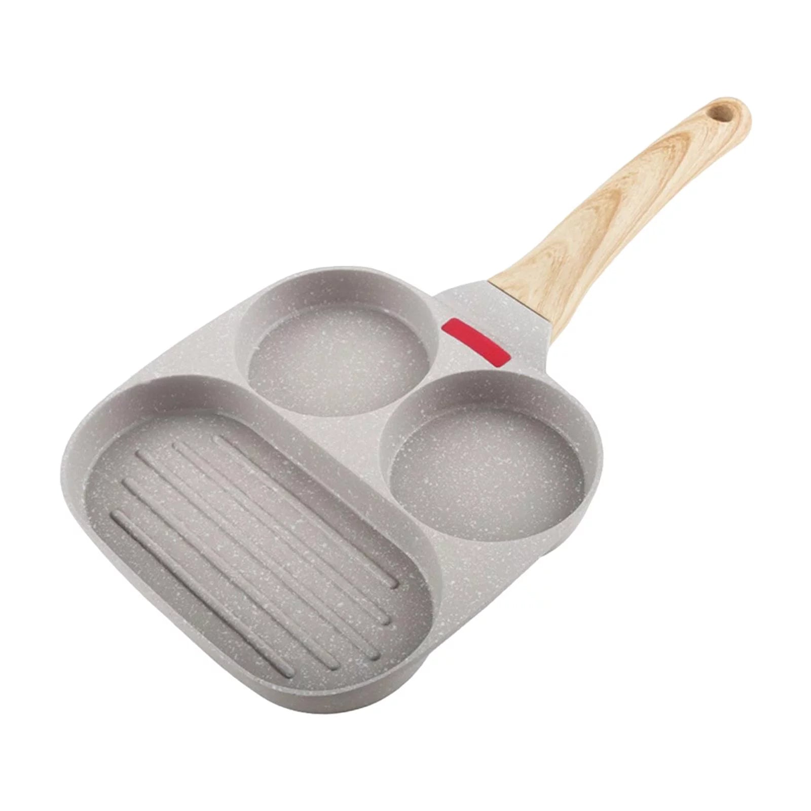 Nonstick Fried Egg Pan 2 Holes Cookware for Home Restaurant B782278