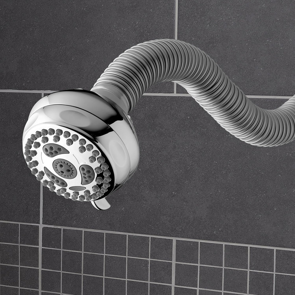 Waterpik Flexible Neck Adjustable Shower Head 6 Mode Chrome NSL-603E Pack of 2 P74182