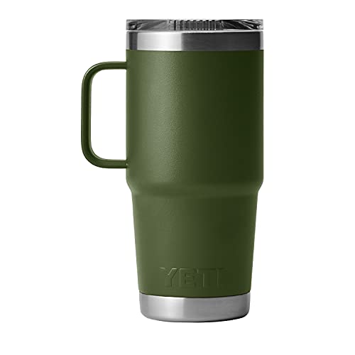 YETI Rambler 20 oz Stainless Steel Travel Mug with Stronghold Lid L9345