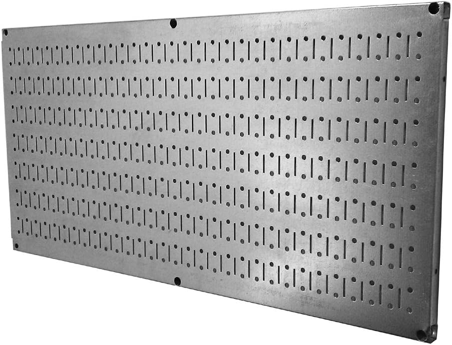 Wall Control Pegboard 16x32in Black Metal Panel 2-Pack Z9012