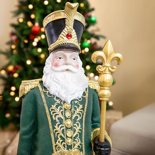 Sunnydaze 3ft Nutcracker Christmas Decoration Polyresin Indoor Outdoor Statue J988408