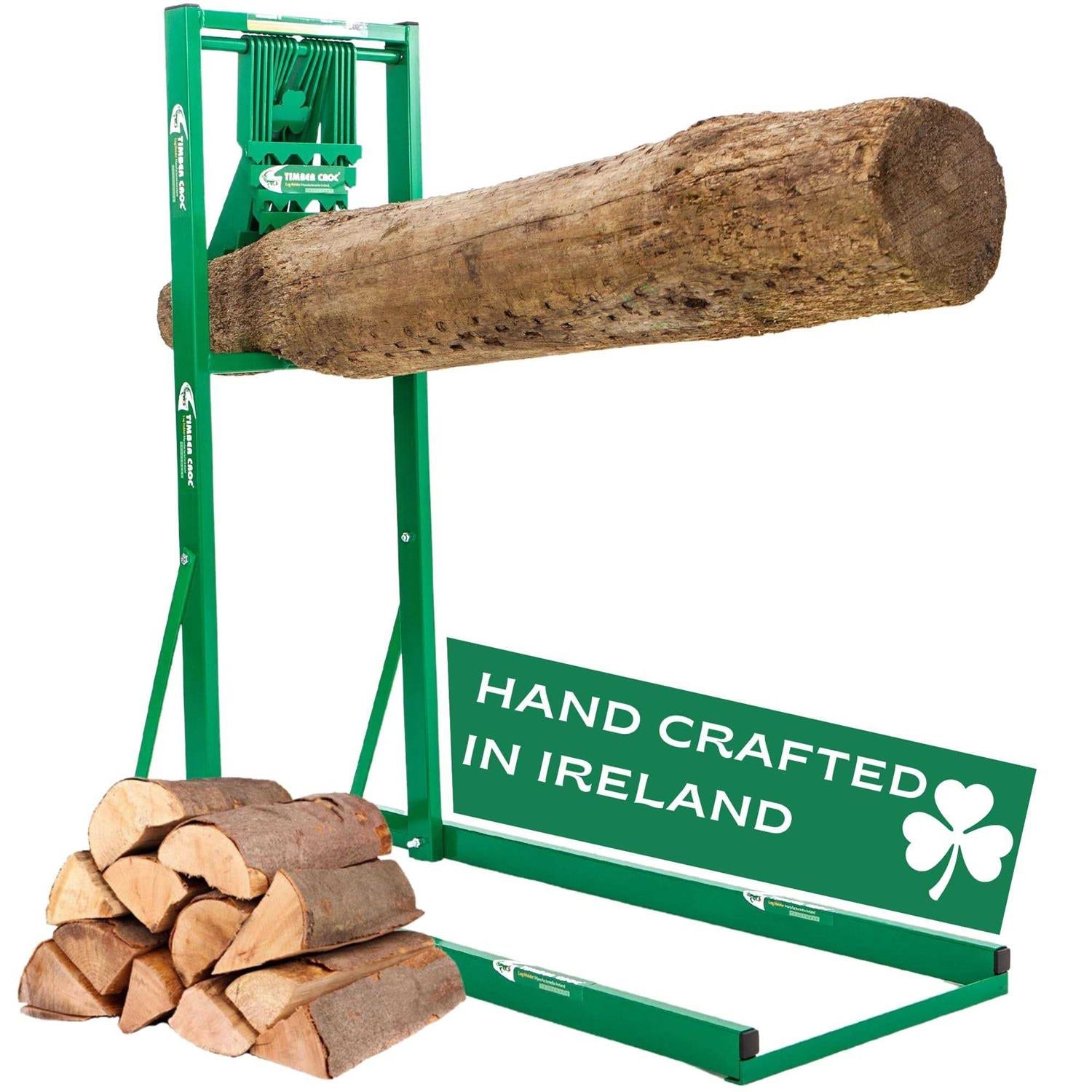 Timber Croc Logging Saw Horse Steel Log Holder for Cutting Wood - Shop Hardware Tools Online Store