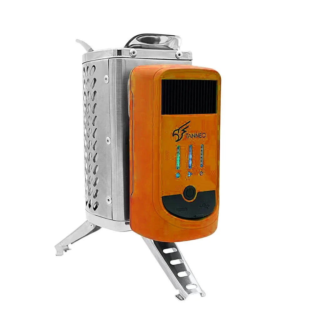 TANNEO Electric Furnace Portable Power Generating Burner for Camping and Picnic - USB Rechargeable SmokeFree Stove for Outdoor Cooking