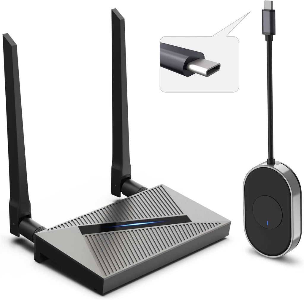 RXZ Wireless HDMI Transmitter and Receiver, 4K @30Hz for Laptop to HDTV/Projector Y6562