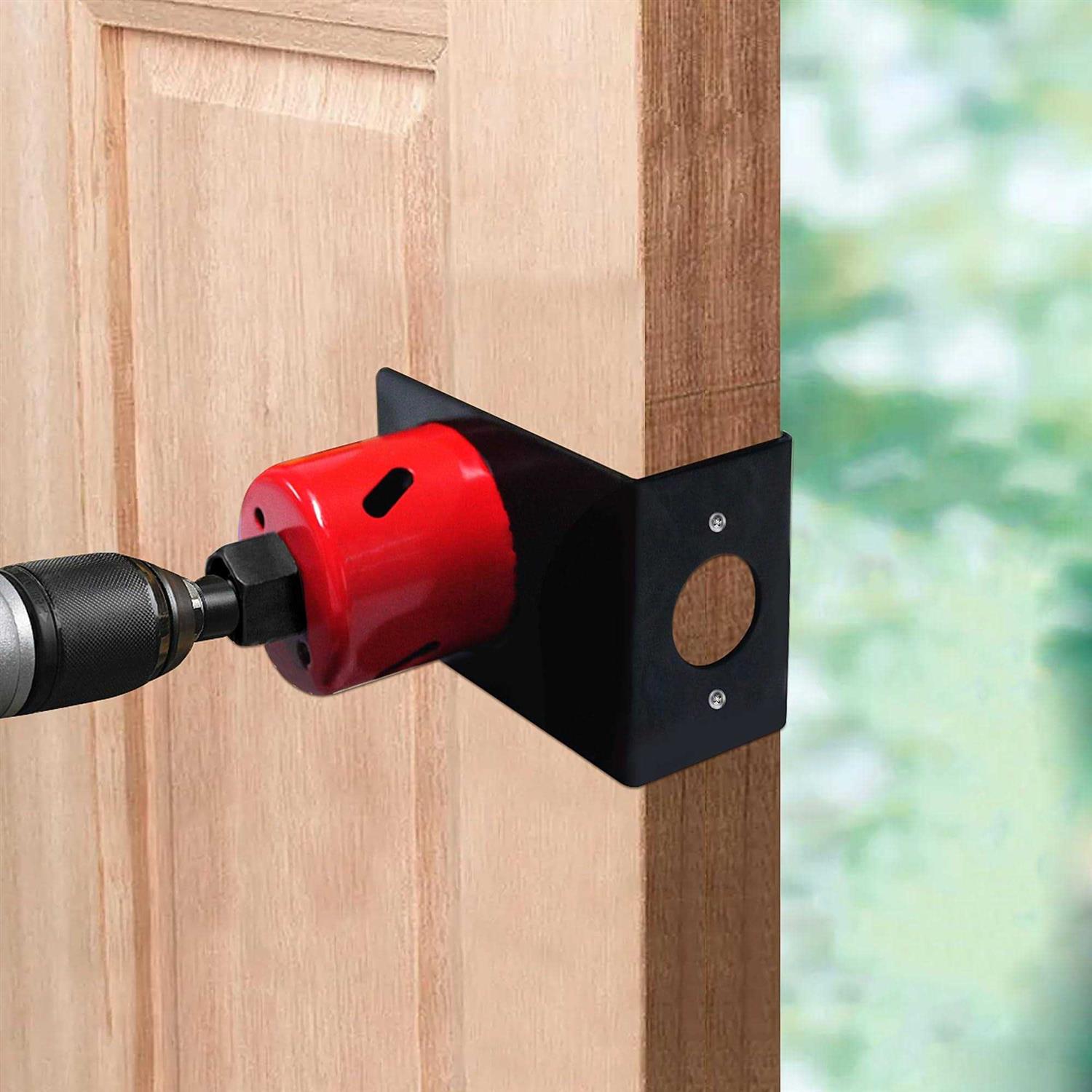 Door Lock Installation Kit with Hole Saw and Guide Template H5121