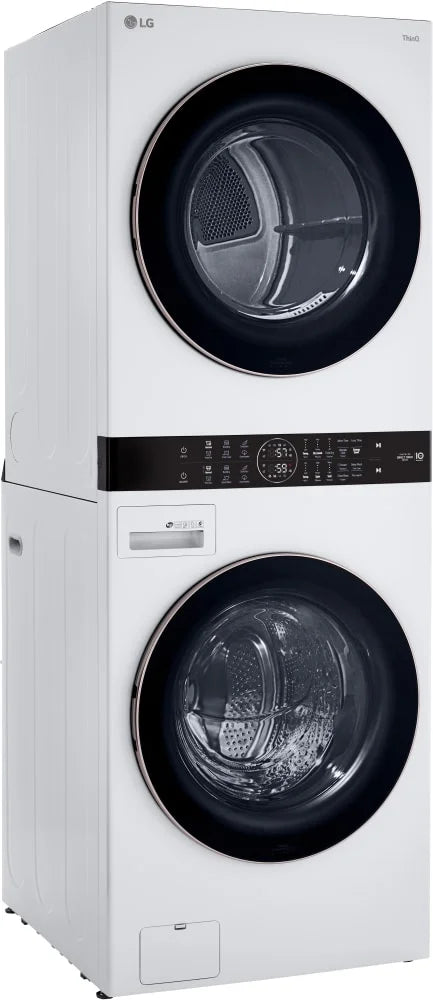 LG WKG101HWA Front Load White Stacked Washer & Dryer F97771