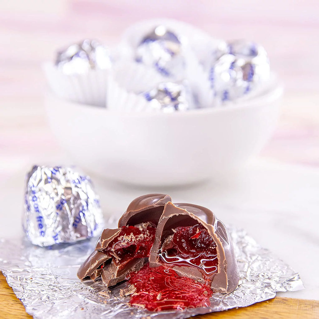 Wockenfuss Candies Sugar Free Dark Cordial Cherries - 1lb