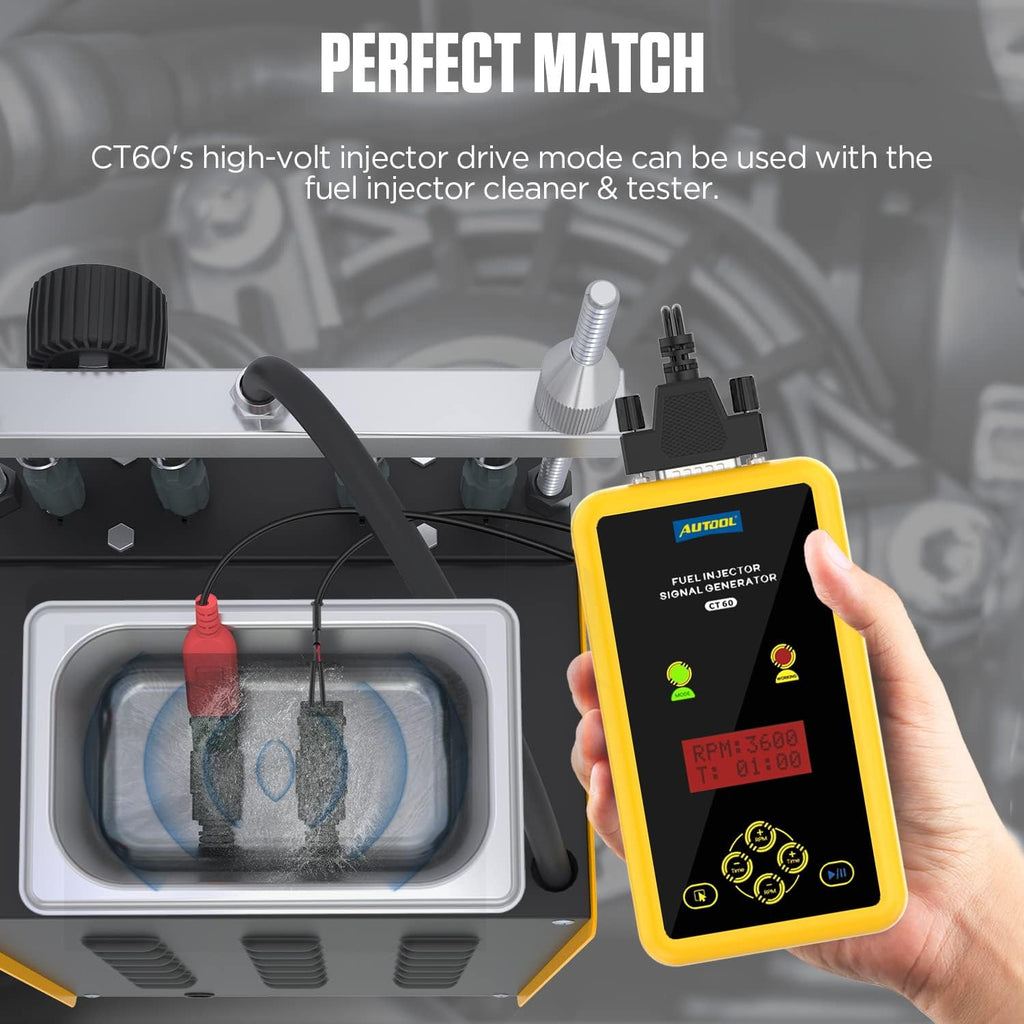 AUTOOL Fuel Injector Signal Generator Tester 12V, 2 Pack N11932