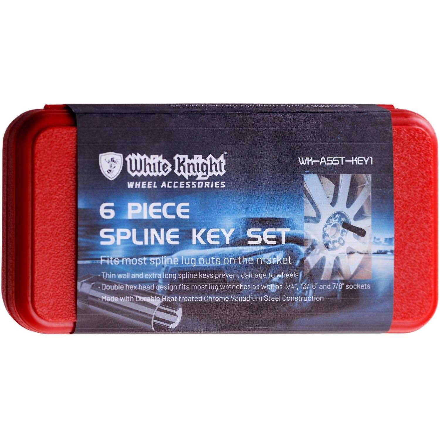 White Knight Spline Key Assortment O361433