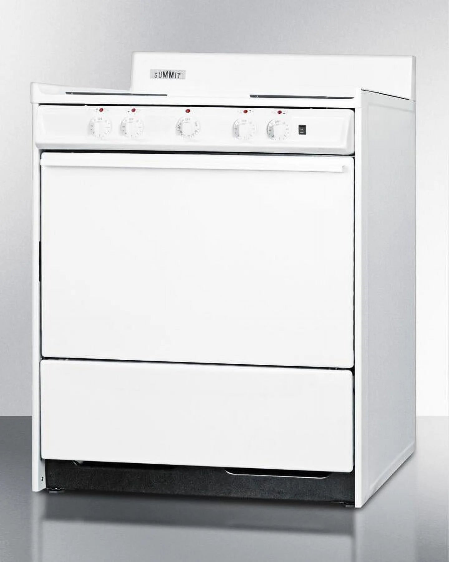 Summit WEM2171Q 30" Freestanding Electric Range in White F252358