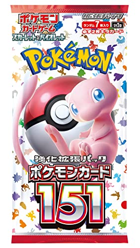 Pokemon Card Game Scarlet & Violet 151 Booster Box (Japanese) - 20 Packs N78006