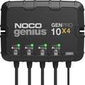 NOCO Genius GENPRO10X4, 4-Bank, 40-Amp (10-Amp Per Bank) Fully-Automatic Smart Marine Charger, 12V Onboard Battery Charger, Battery Maintainer and Battery Desulfator with Temperature Compensation