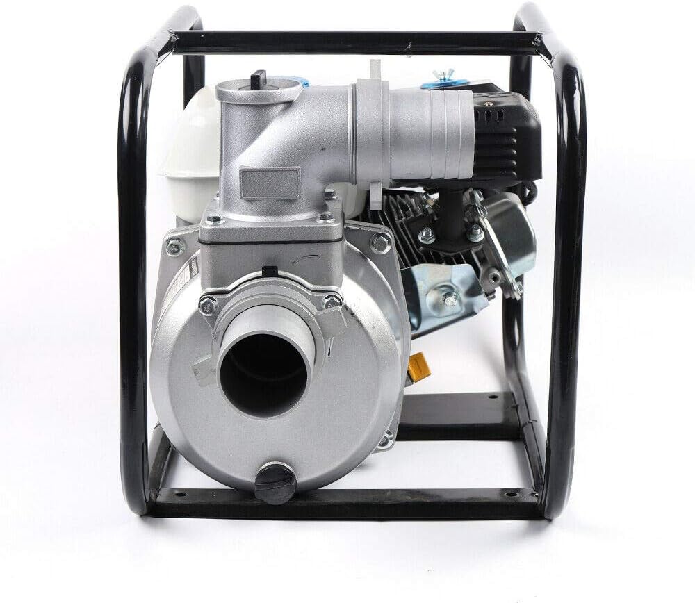 DNYSYSJ 3 Inch Gasoline Water Pump, 210CC Semi-Trash Clean Water Transfer Pump C41033