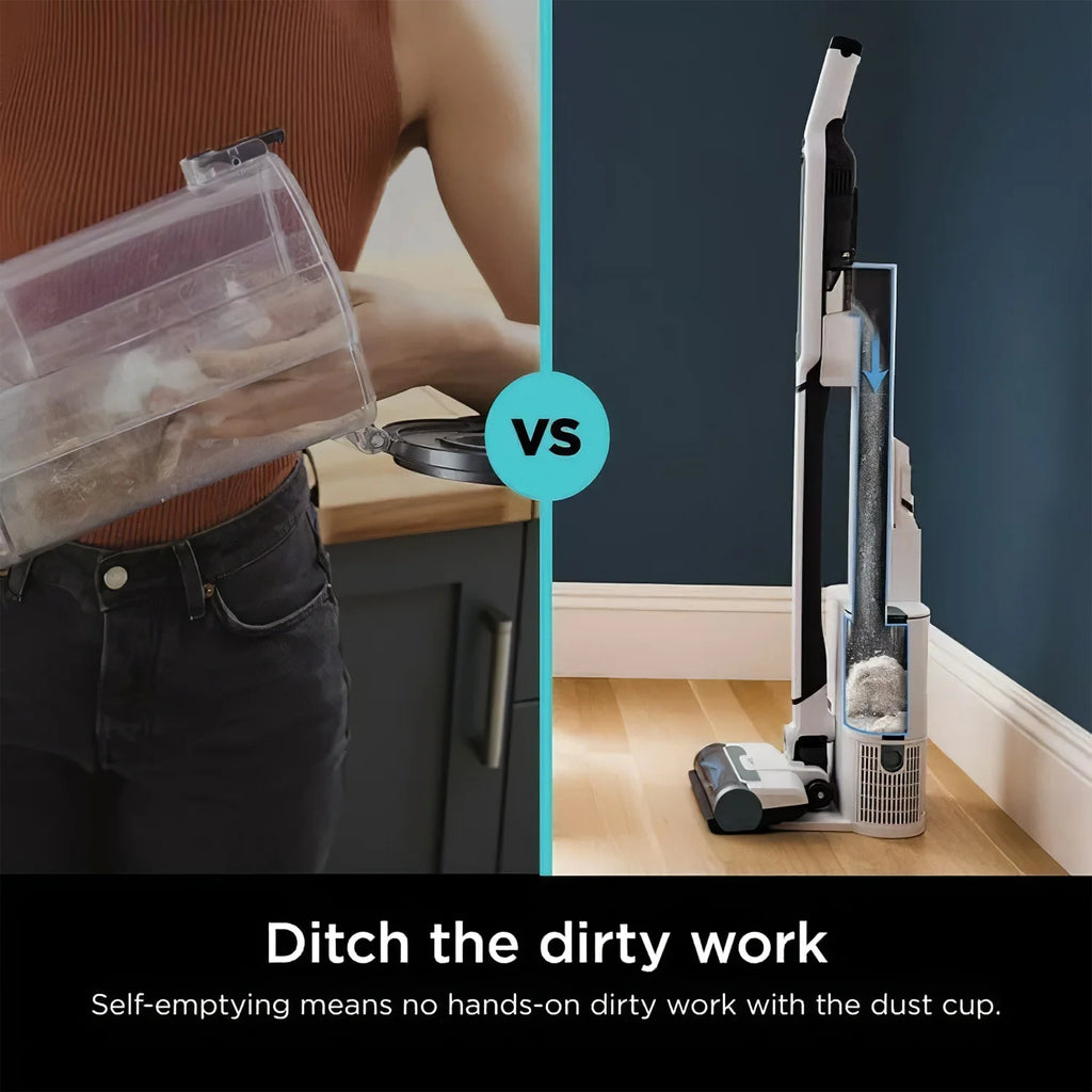 Shark Wandvac Self-Empty System Cordless Stick Vacuum Cleaner with HEPA Base, WS640AE C430