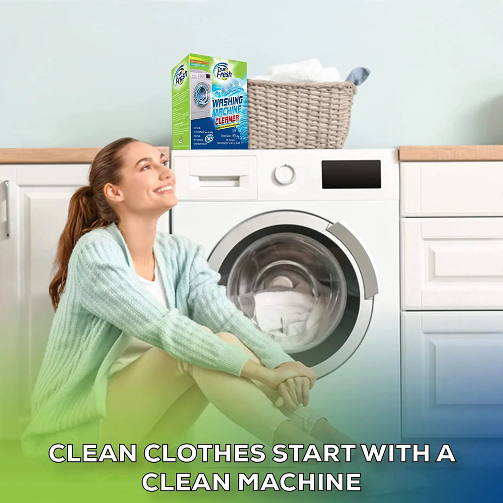 True Fresh Washing Machine Cleaner Tablets, 15 Count, Deep Cleaning for All Washers N211