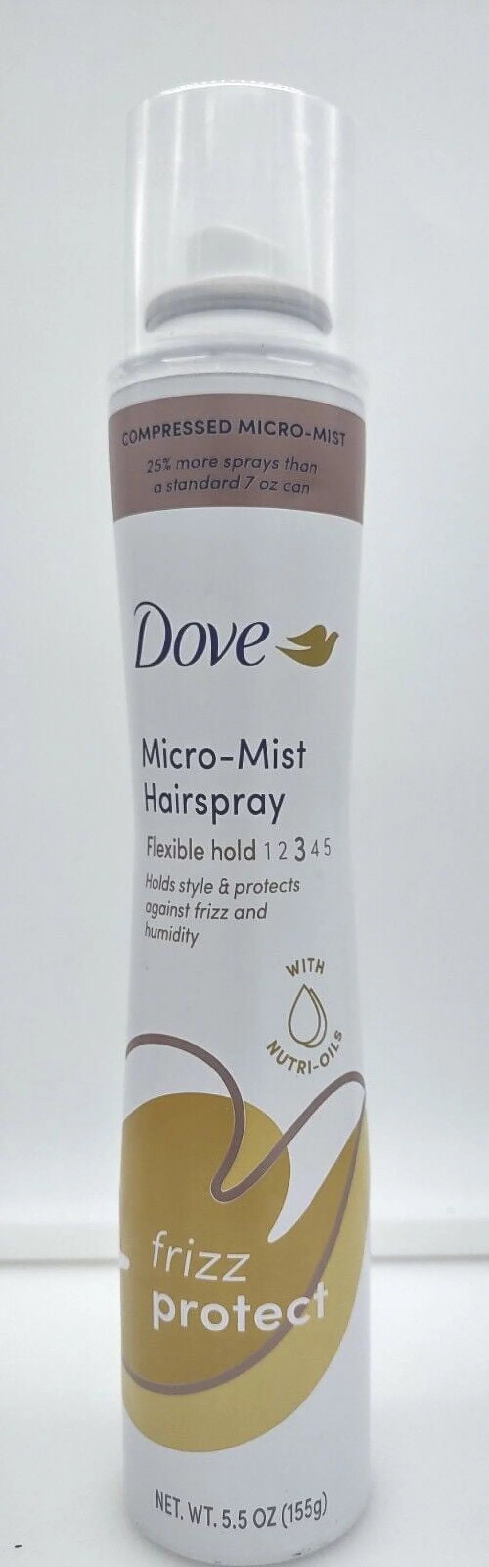 Dove Compressed Micro Mist Hairspray, Level 3 Hold, 4-Pack K2967