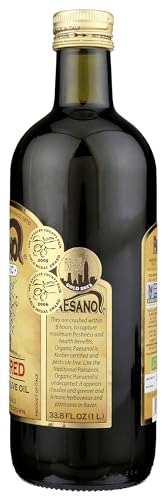 Paesanol Organic Unfiltered Extra Virgin Olive Oil 33.8 Fl Oz B187474