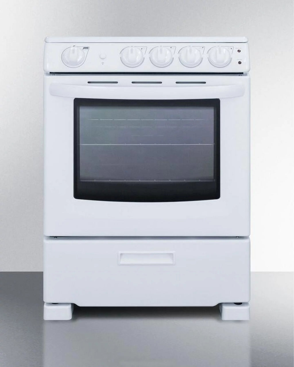 Summit Appliance 24 in. Electric Smooth-Top Range, White R419090