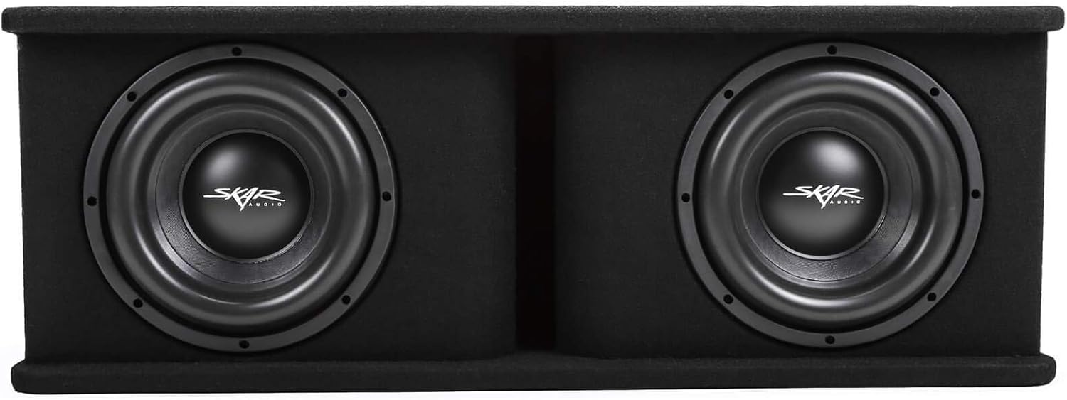 Skar Audio Dual 12" SDR Series Subwoofer Bass Package with Amplifier C927