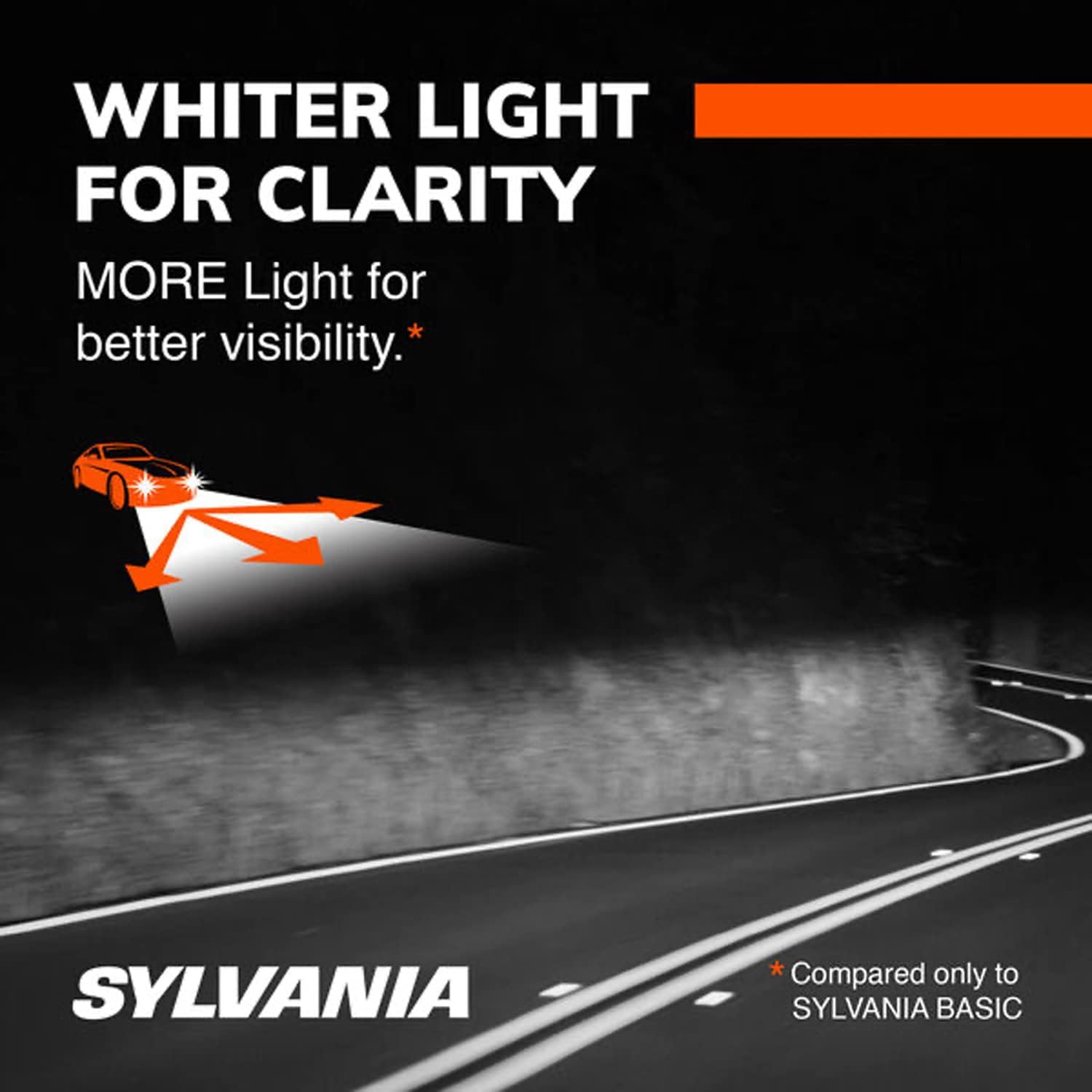 SYLVANIA 9005 SilverStar Ultra Halogen Headlight Bulb, High Beam, Low Beam and Fog Replacement, Pack of 2 Y5230