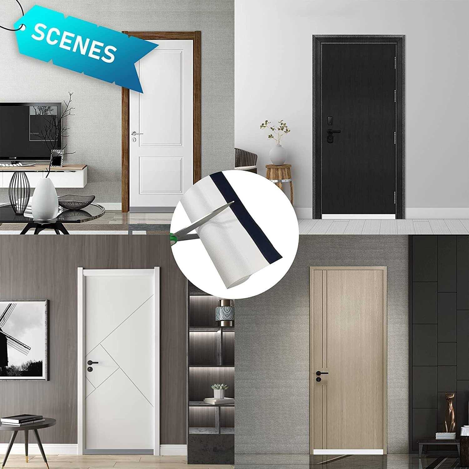 Door Draft Stopper Bottom One Sided Door Draft Blockers H83656
