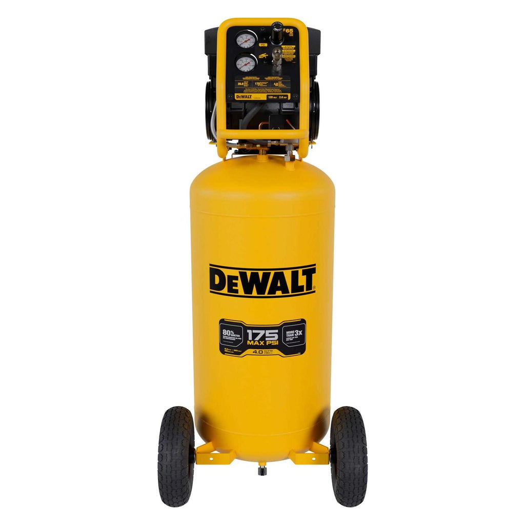 DeWalt 2-HP 26-Gallon Vertical Ultra Quiet Air Compressor DXCMSAC260 - Shop Hardware Tools Online Store