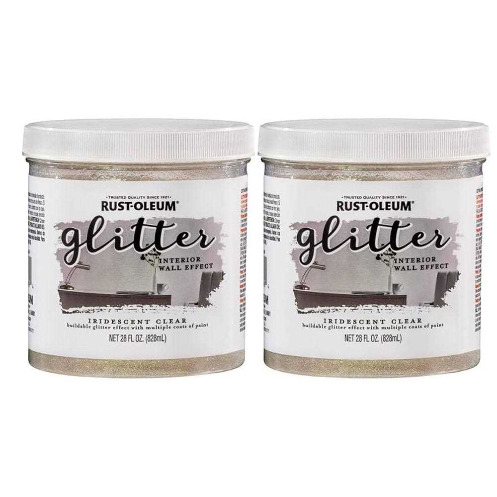 Rust-Oleum Glitter Interior Wall Paint Iridescent Clear K6339
