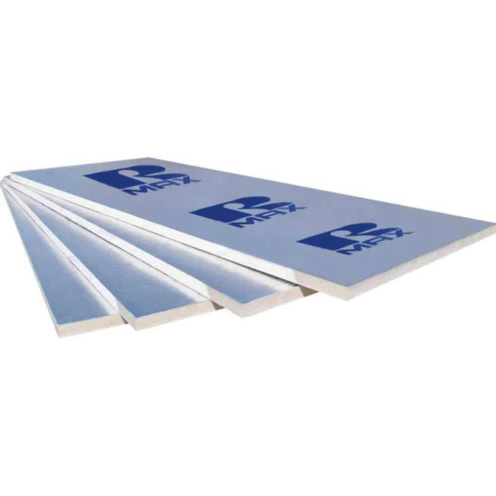 Thermasheath Rmax -3 1 in. x 4 ft. x 8 ft. R-6 Polyisocyanurate Rigid Foam Insulation Board F161903