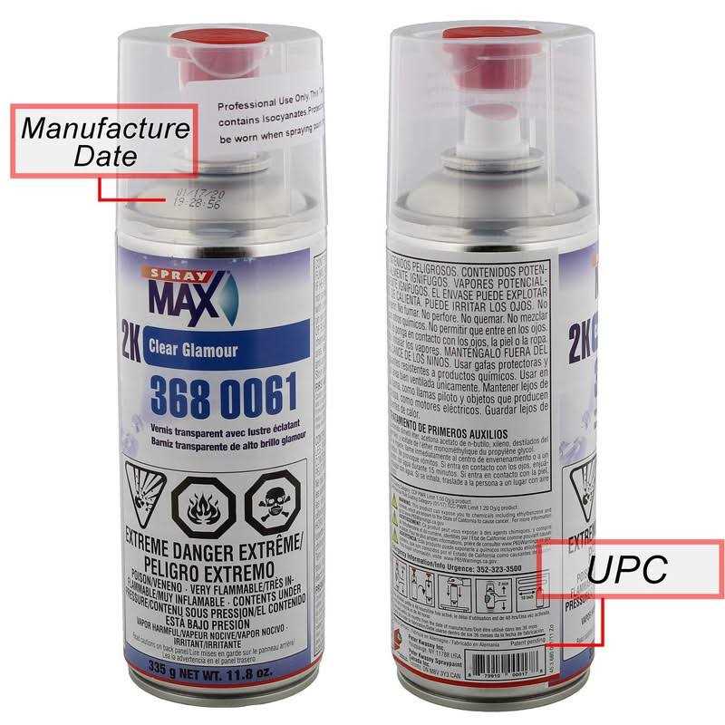 Spray Max USC 2K High Gloss Clearcoat Aerosol W386