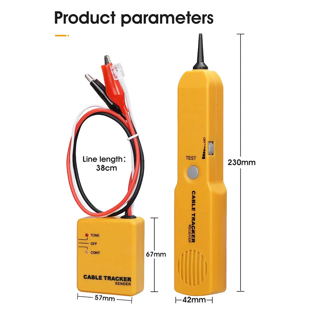Wire Tracer Tone Generator and Probe Kit, Circuit Breaker Finder Tester T103