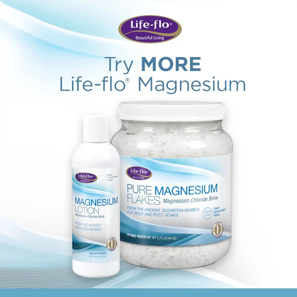 Life-Flo Health Pure Magnesium Oil 8 oz 2-Pack X348166