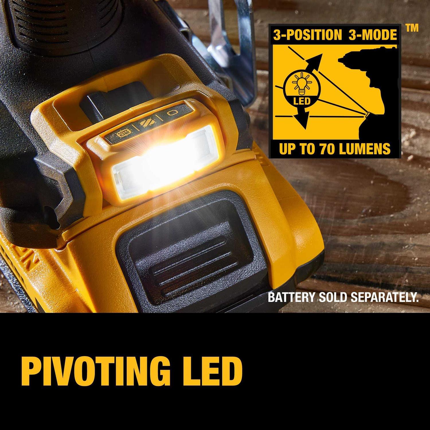 Dewalt DCD805B 20V Compact Cordless 1/2 in. Hammer Drill J945