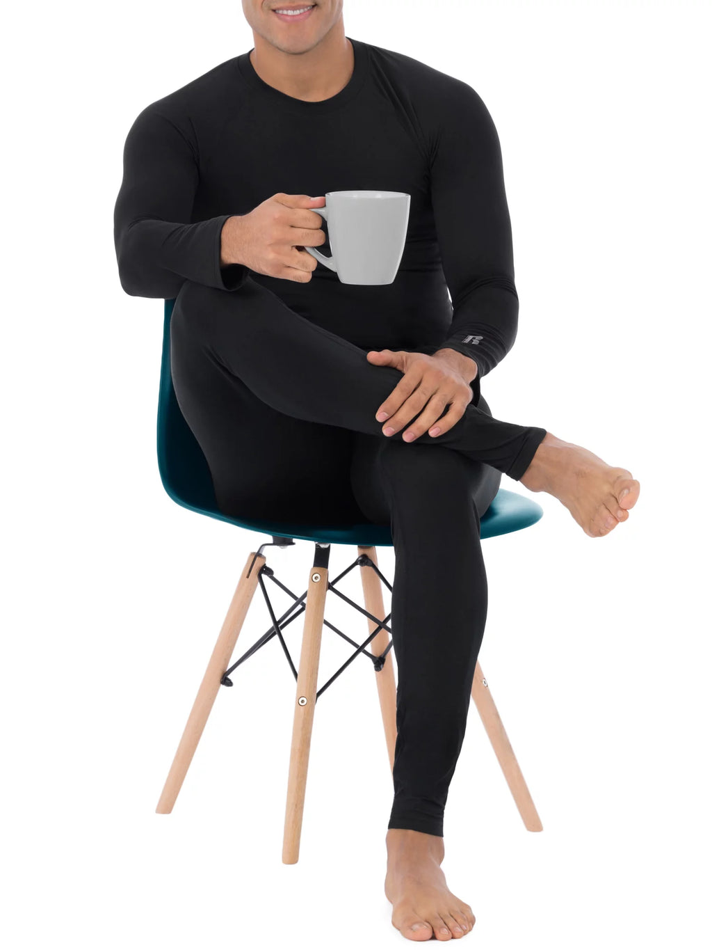 Russell 2-Pack Adult Mens & Big Mens Active Performance Base Layer Thermal Pant R548