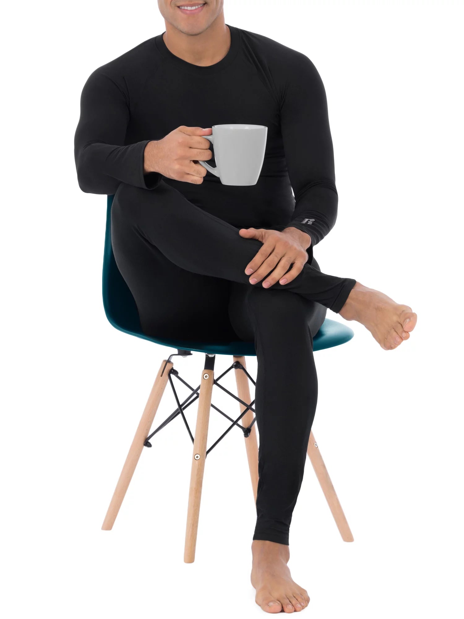 Russell 2-Pack Adult Mens & Big Mens Active Performance Base Layer Thermal Pant R548