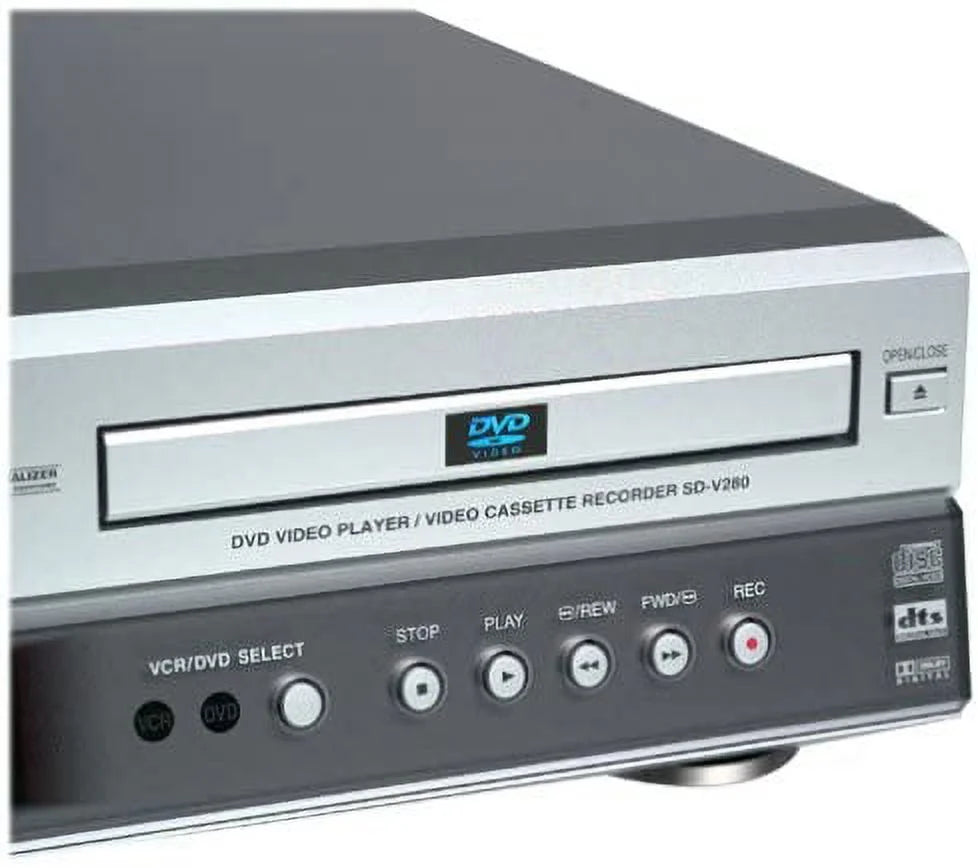 Toshiba SD-V280 DVD-VCR Combo Player with Remote and Manual F85672