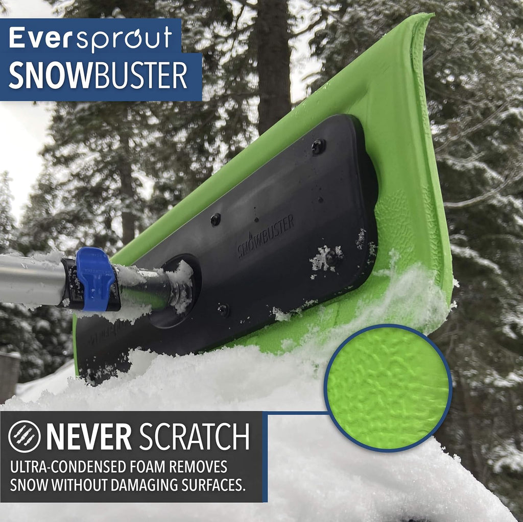 EVERSPROUT SnowBuster Extendable Roof Rake for Snow Removal, Heavy-Duty Aluminum B468104