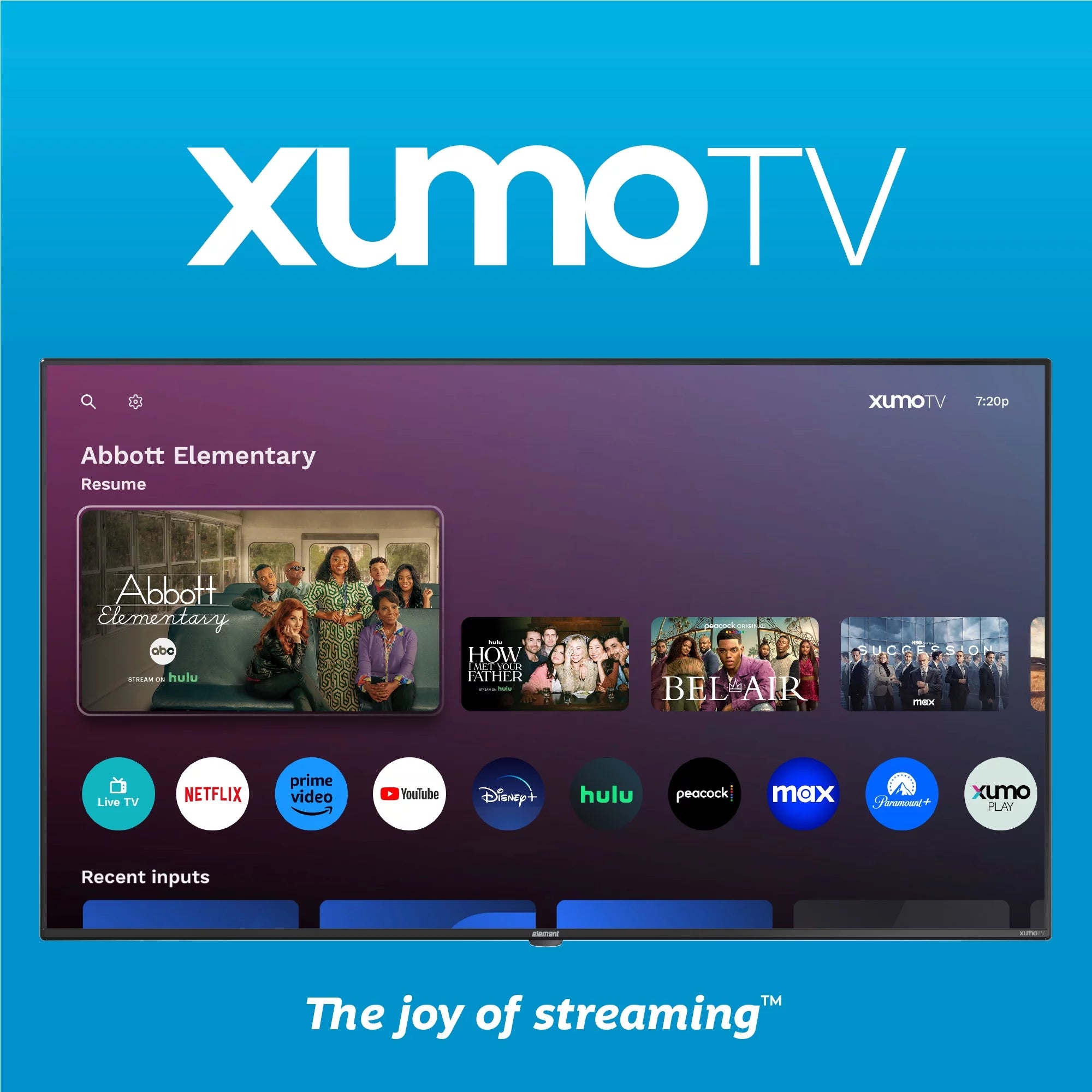 Element Electronics 55" 4K UHD HDR Smart Xumo TV with Dolby Vision O466