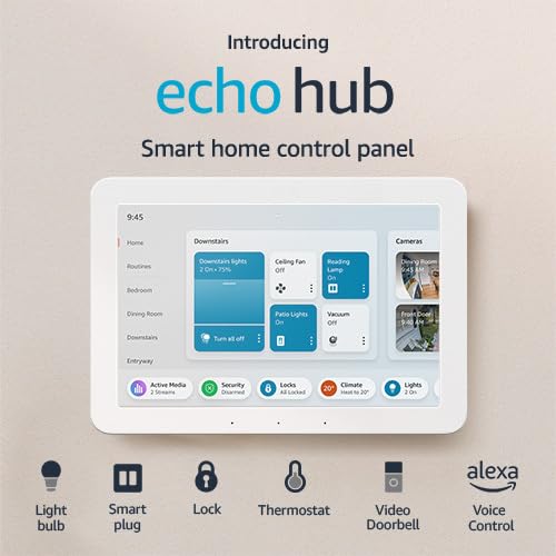 Amazon Echo Hub 8" smart home control panel with Alexa G346267