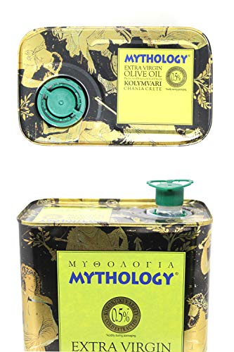 Mythology Greek Extra Virgin Olive Oil, Cold Pressed PDO Kolymvari Crete, 3L B1961