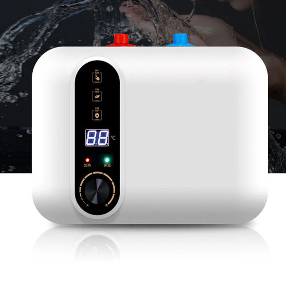 DENSET Instant Electric Hot Water Heater Shower Compact Mini-Tank 10L 1500W 110V F4187