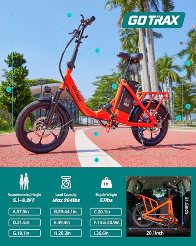 Gotrax 16" Folding Electric Bike, 28-Mile Range, 500W Peak, Removable Battery Y5716
