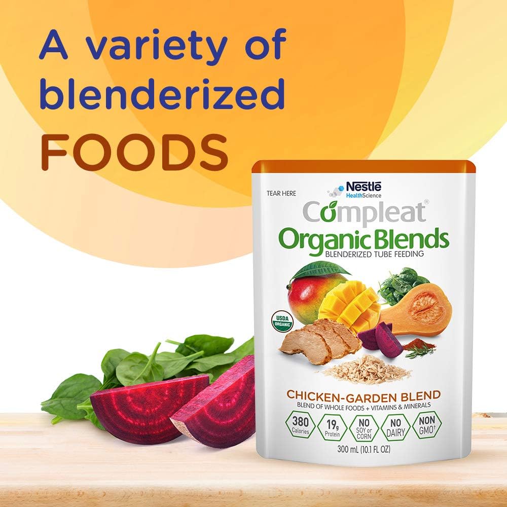 Compleat Organic Blends Chicken-Garden, 10.1 fl oz, 24 Count O123
