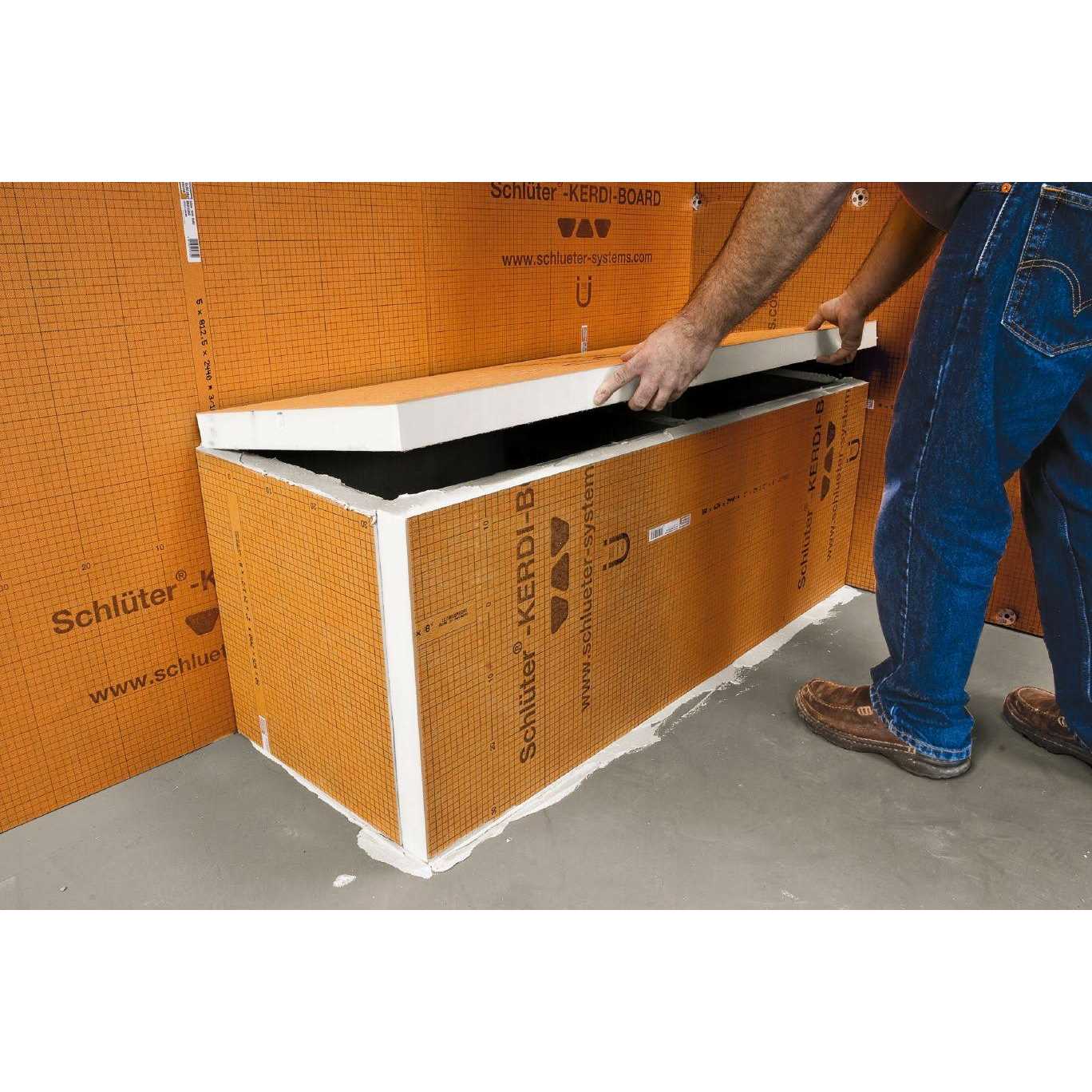 Schluter Systems Kerdi-Board 48-in x 32-in x 1/2-in Water Resistant Foam Backer Board T91101