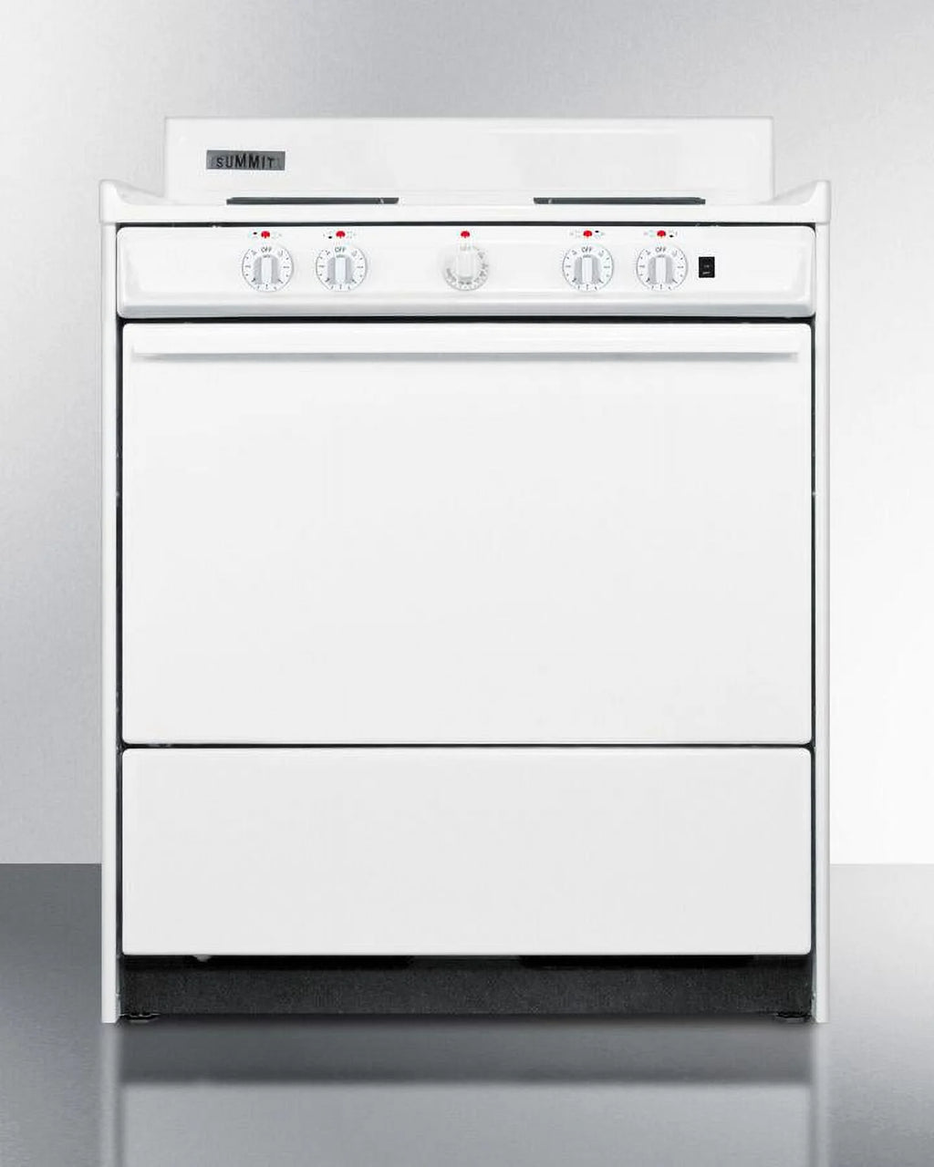 Summit WEM2171Q 30" Freestanding Electric Range in White F252358