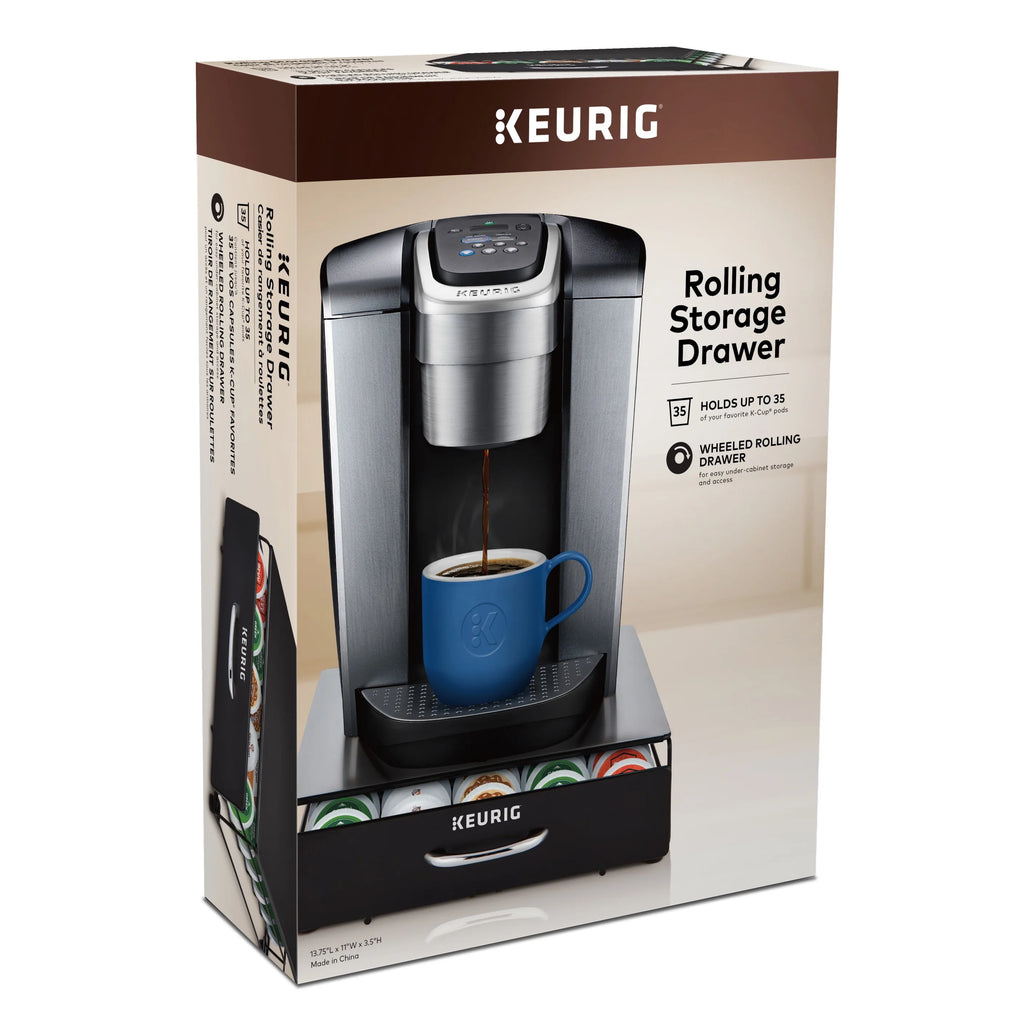 Keurig Under Brewer Storage Drawer, Holds 35 K-Cup Pods, Black V908