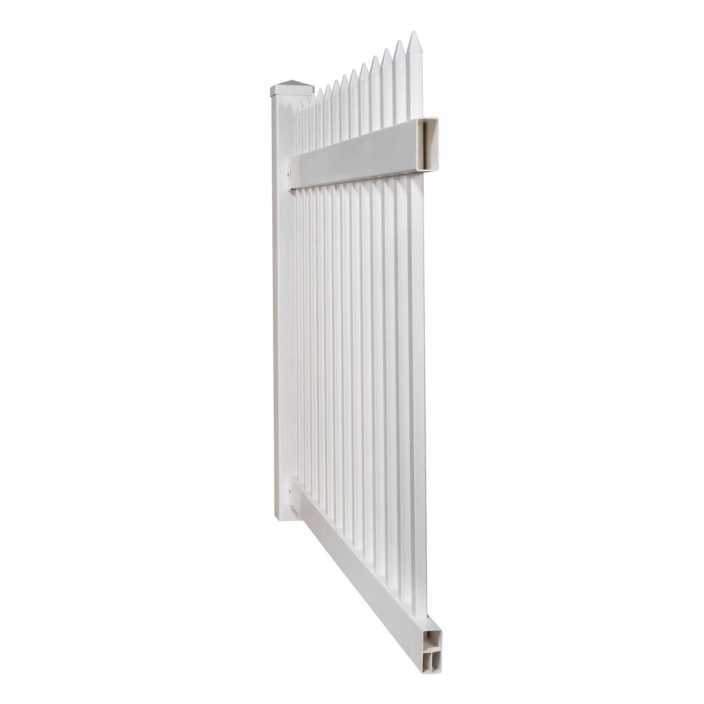 WamBam No-Dig Nantucket Picket Vinyl Fence D277441