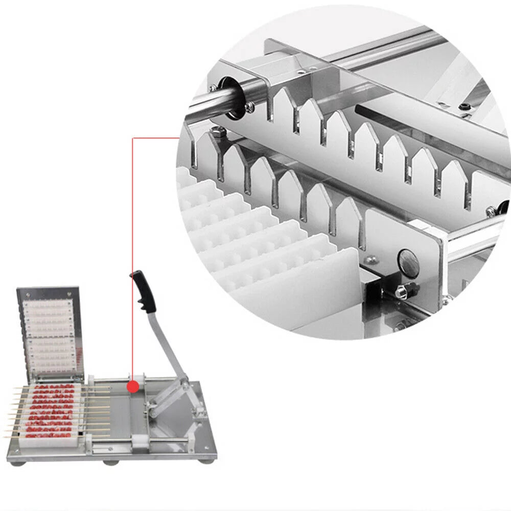 Fetcoi Manual Meat Skewer Machine BBQ Preparing Tool D669246